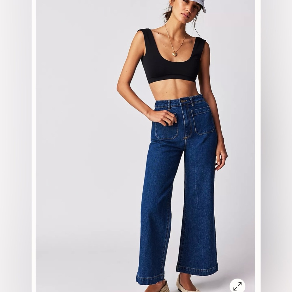ROLLA'S Blue Wide-Leg Jeans